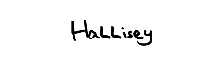 Hallisey  नि: शुल्क फ़ॉन्ट्स डाउनलोड