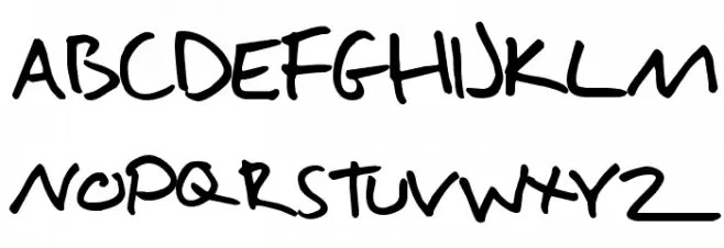 Hallisey Шрифта ВЕРХНИЙ