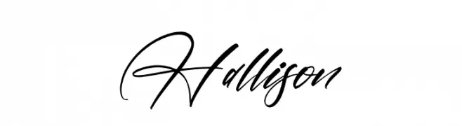 Hallison  免费字体下载