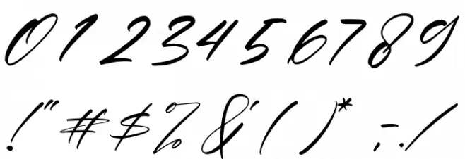 Hallison Font OTHER CHARS