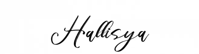 Hallisya  Descarca Fonturi Gratis