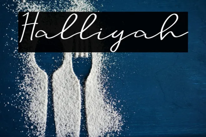 Halliyah Example 1