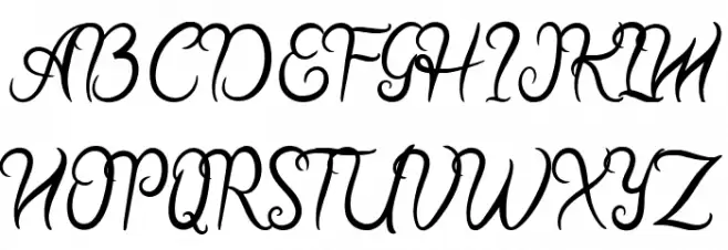 Hallo Betty Regular Schriftart Groß