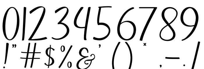 Hallo Carthy Font OTHER CHARS