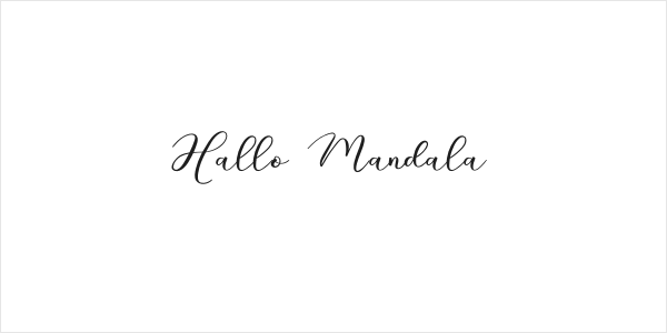 Hallo Mandala Logo