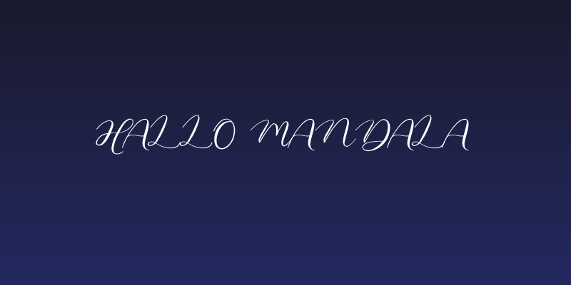 Hallo Mandala Social Header