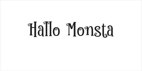 Hallo Monsta Logo