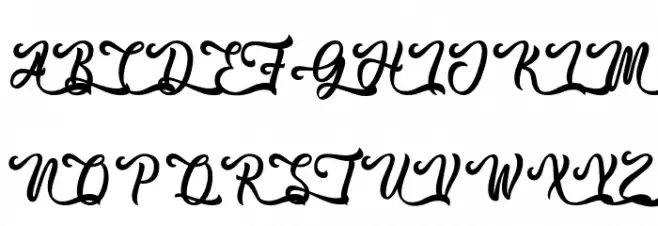 Hallo Oyster - Personal Use 字体 大写