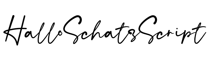 Hallo Schatz Script  لخطوط تنزيل