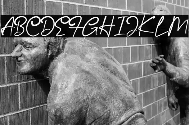 Hallo Schatz Script Font examples