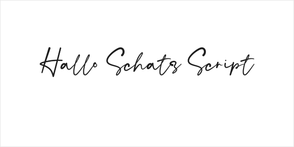 Hallo Schatz Script Logo