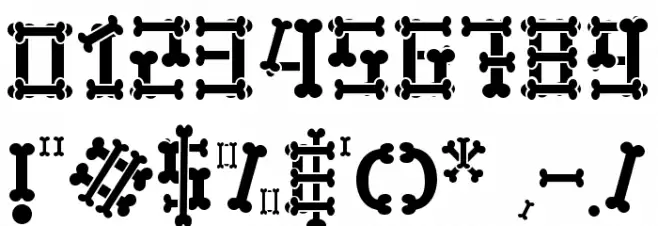 Hallo Skull - personal use Font OTHER CHARS