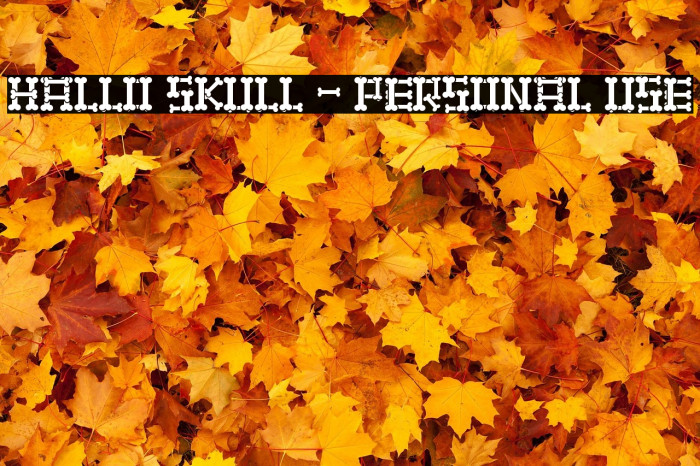 Hallo Skull - personal use Example 1