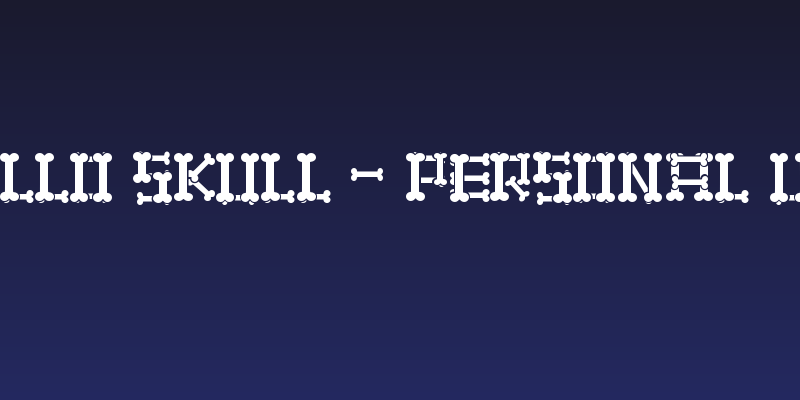 Hallo Skull - personal use Social Header