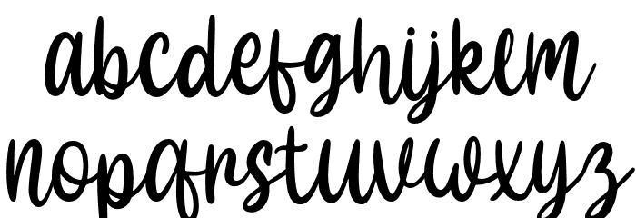 Hallo White - Personal Use Font LOWERCASE
