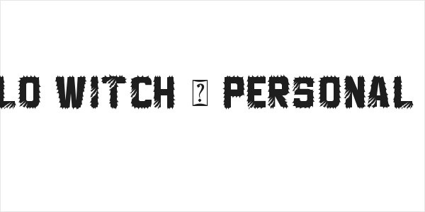 Hallo Witch - Personal Use Logo