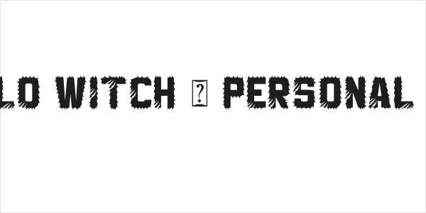 Hallo Witch - Personal Use Logo