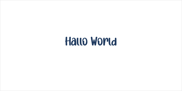 Hallo World Logo