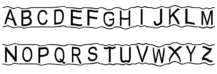 Hallo du! Font LOWERCASE