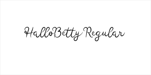 HalloBetty-Regular Logo