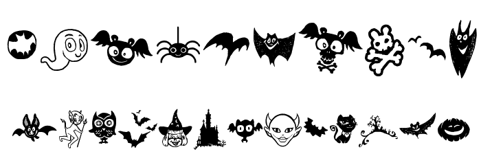 HalloCuties Font OTHER CHARS