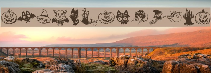 HalloCuties Font examples