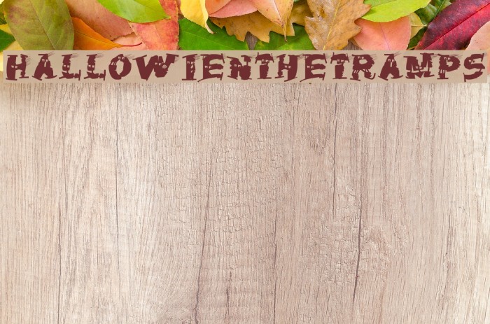 HalloWienTheTramps Font examples
