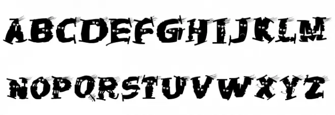 HalloWienTheTramps 字体 小写