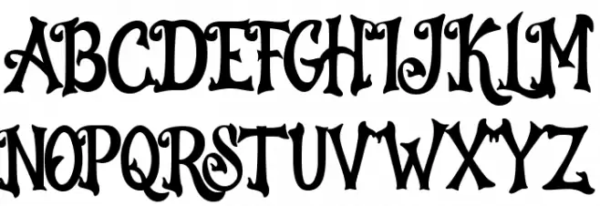 HalloWitchZ 字体 大写