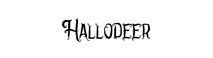 Hallodeer  font caratteri gratis