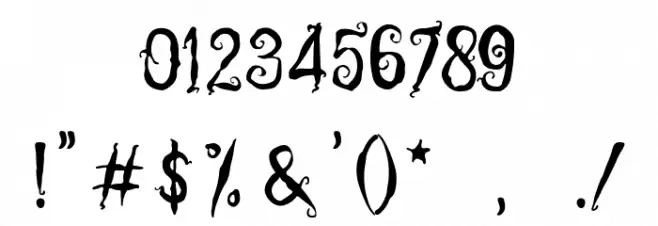 Hallodeer Font OTHER CHARS