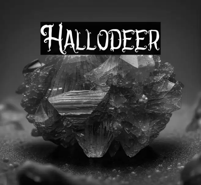 Hallodeer Font examples