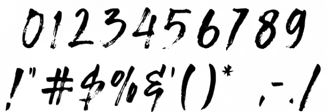 Hallofest Font OTHER CHARS