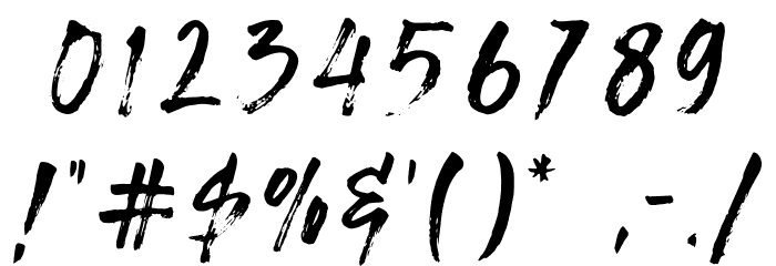 Hallofest Font OTHER CHARS