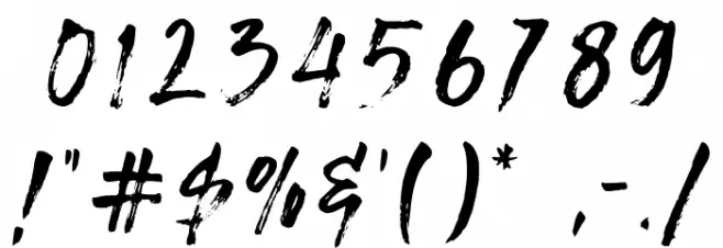 Hallofest Font OTHER CHARS