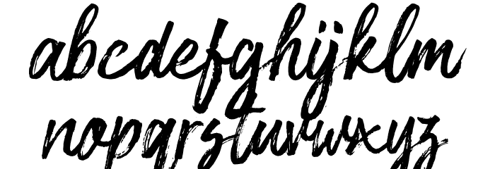 Hallofest Font LOWERCASE