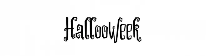 Hallooweek  フリーフォントのダウンロード