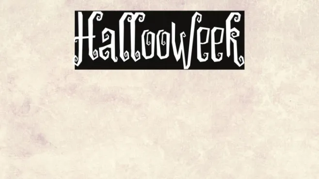 Hallooweek Example 1