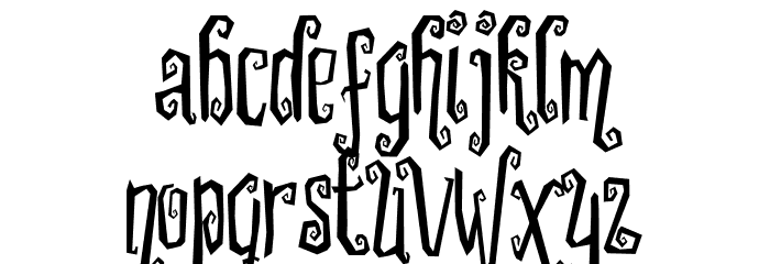 Hallooweek Font LOWERCASE