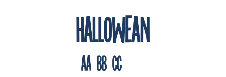 Hallowean Font Preview