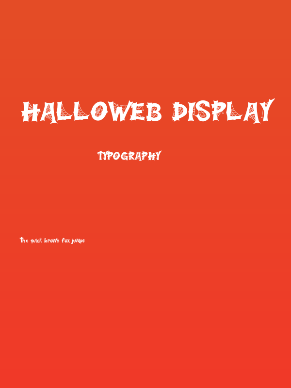 Halloweb Display Poster