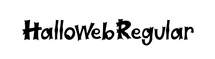 HallowebRegular  Free Fonts Download