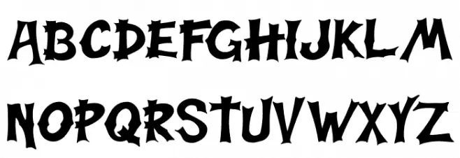 HallowebRegular Schriftart Groß
