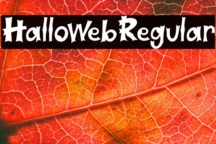 HallowebRegular Example 1