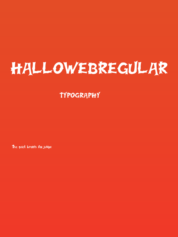 HallowebRegular Poster