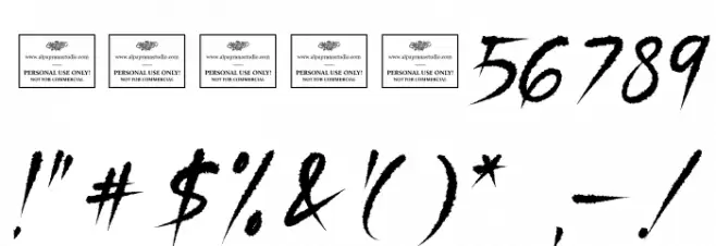 Hallowed Crawler Font OTHER CHARS