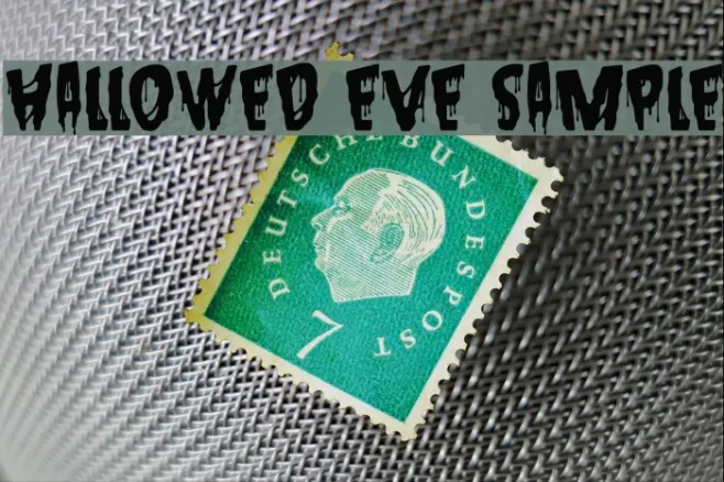 Hallowed Eve Sample Example 2