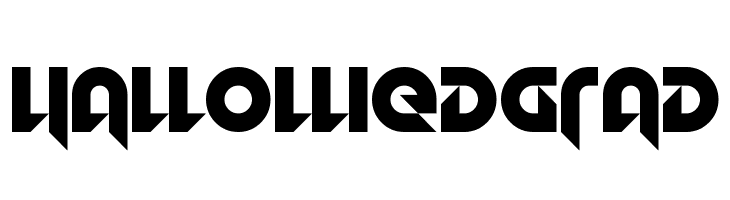 Hallowed Grad Font
