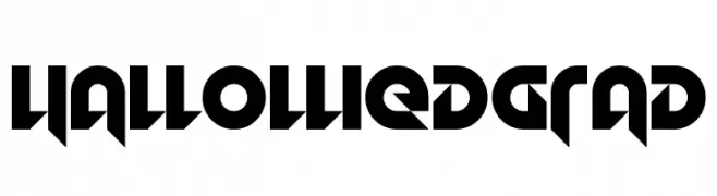 Hallowed Grad  les polices de caractères gratuit tlcharger