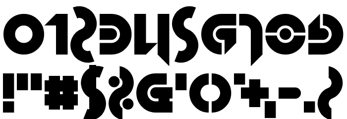 Hallowed Grad Font OTHER CHARS